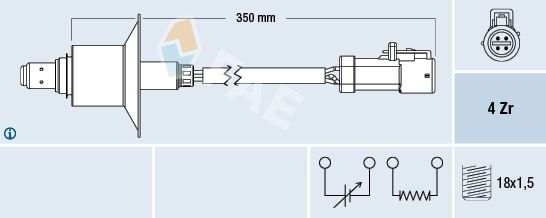 Obrázok Lambda sonda FAE  77577