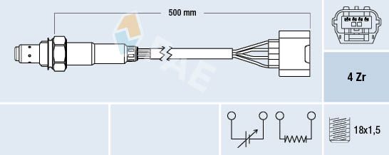 Obrázok Lambda sonda FAE  77583