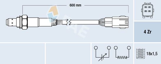 Obrázok Lambda sonda FAE  77588