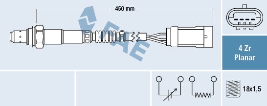 Obrázok Lambda sonda FAE  77602