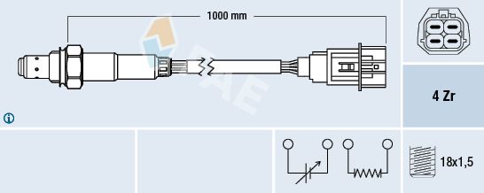 Obrázok Lambda sonda FAE  77605