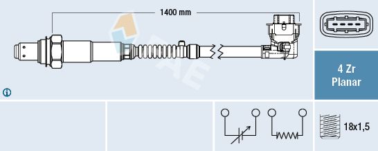 Obrázok Lambda sonda FAE  77607