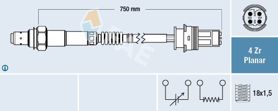 Obrázok Lambda sonda FAE  77612