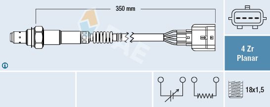Obrázok Lambda sonda FAE  77625