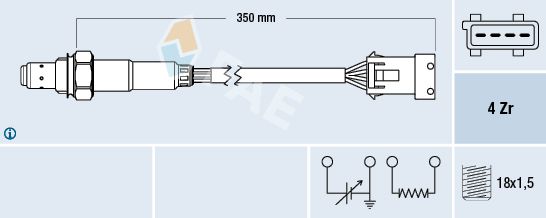 Obrázok Lambda sonda FAE  77630
