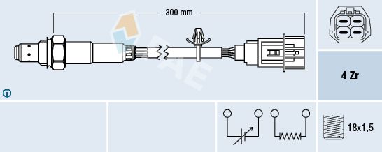 Obrázok Lambda sonda FAE  77637