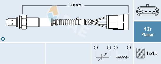 Obrázok Lambda sonda FAE  77641