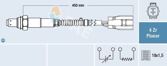 Obrázok Lambda sonda FAE  77644