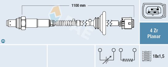 Obrázok Lambda sonda FAE  77646