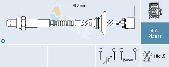 Obrázok Lambda sonda FAE  77647