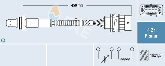 Obrázok Lambda sonda FAE  77648