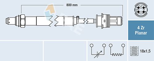 Obrázok Lambda sonda FAE  77691