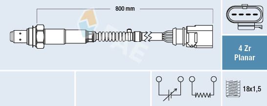 Obrázok Lambda sonda FAE  77697