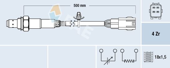 Obrázok Lambda sonda FAE  77699