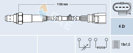 Obrázok Lambda sonda FAE  77702