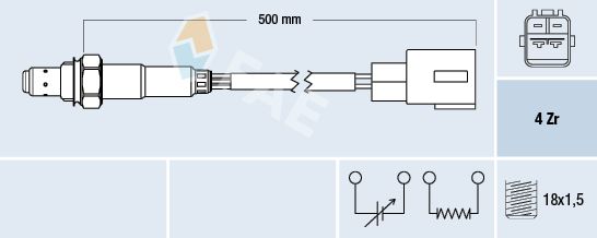Obrázok Lambda sonda FAE  77767
