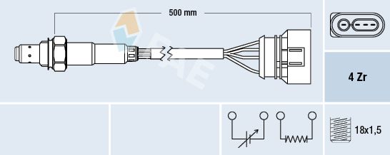 Obrázok Lambda sonda FAE  77779