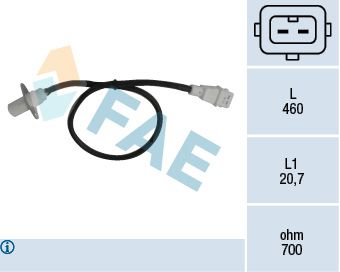 Obrázok Snímač impulzov kľukového hriadeľa FAE  79002