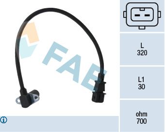 Obrázok Snímač impulzov kľukového hriadeľa FAE  79014