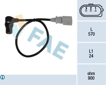Obrázok Snímač impulzov kľukového hriadeľa FAE  79056