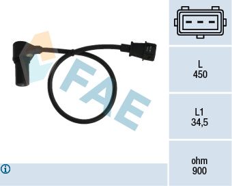 Obrázok Snímač impulzov kľukového hriadeľa FAE  79074