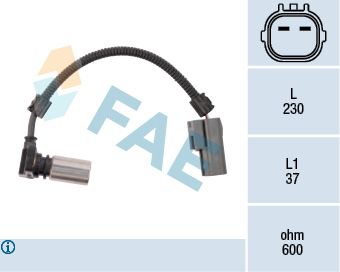 Obrázok Snímač otáčok, automatická prevodovka FAE  79085