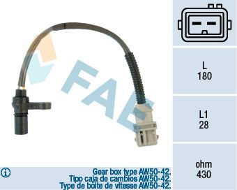 Obrázok Snímač impulzov kľukového hriadeľa FAE  79125