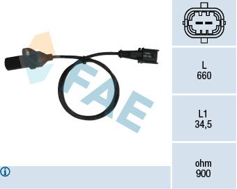 Obrázok Snímač impulzov kľukového hriadeľa FAE  79220