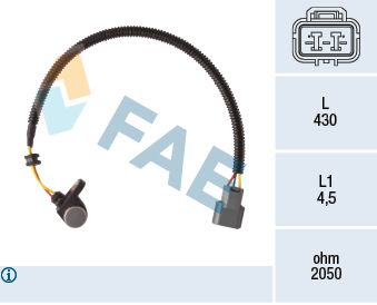 Obrázok Snímač impulzov kľukového hriadeľa FAE  79419