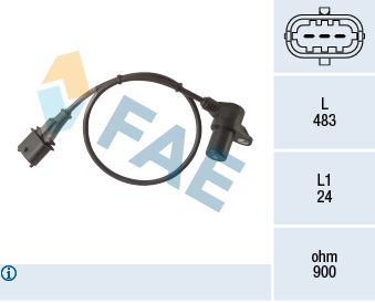 Obrázok Snímač impulzov kľukového hriadeľa FAE  79446