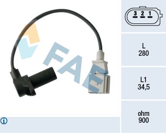 Obrázok Snímač impulzov kľukového hriadeľa FAE  79479