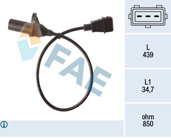 Obrázok Snímač impulzov kľukového hriadeľa FAE  79524