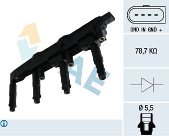 Obrázok Zapaľovacia cievka FAE  80325