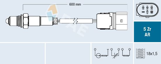 Obrázok Lambda sonda FAE  75013