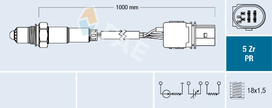 Obrázok Lambda sonda FAE  75045