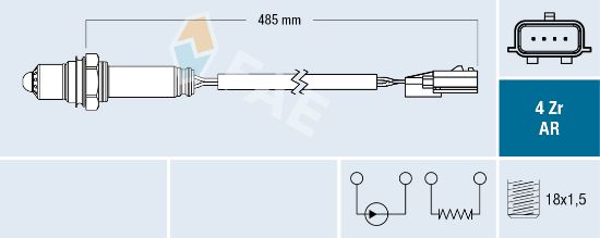 Obrázok Lambda sonda FAE  75634