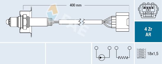 Obrázok Lambda sonda FAE  75635