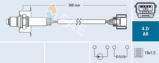 Obrázok Lambda sonda FAE  75642