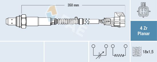 Obrázok Lambda sonda FAE  77462