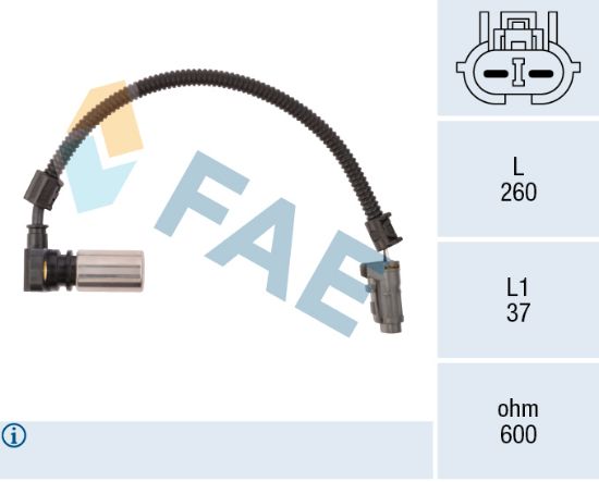 Obrázok Snímač otáčok, automatická prevodovka FAE  79086
