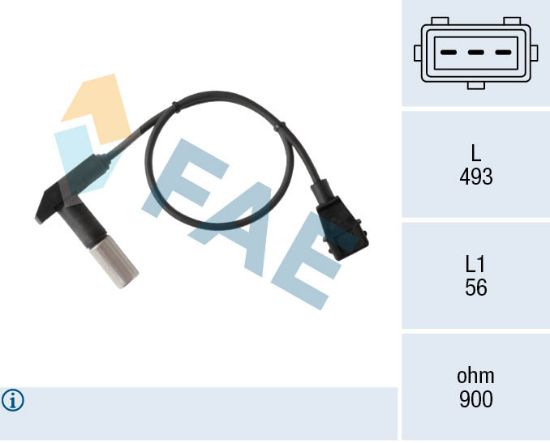 Obrázok Snímač impulzov kľukového hriadeľa FAE  79208