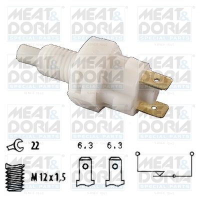 Obrázok Spínač brzdových svetiel MEAT & DORIA  35003