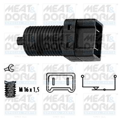 Obrázok Spínač brzdových svetiel MEAT & DORIA  35013
