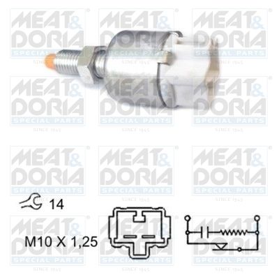 Obrázok Spínač brzdových svetiel MEAT & DORIA  35016