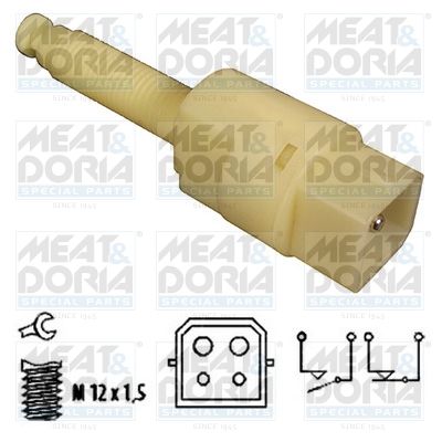 Obrázok Spínač brzdových svetiel MEAT & DORIA  35024