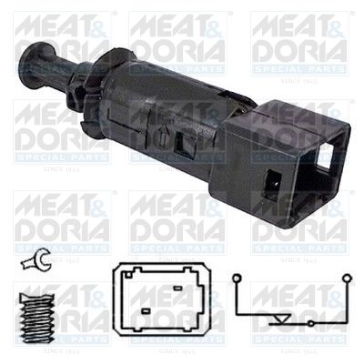 Obrázok Spínač brzdových svetiel MEAT & DORIA  35032
