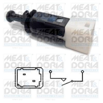 Obrázok Spínač brzdových svetiel MEAT & DORIA  35034