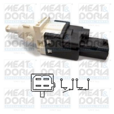 Obrázok Spínač brzdových svetiel MEAT & DORIA  35043