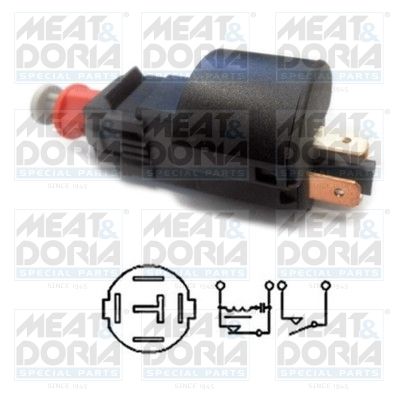 Obrázok Spínač brzdových svetiel MEAT & DORIA  35044