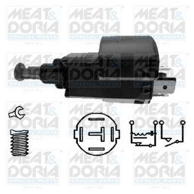 Obrázok Spínač brzdových svetiel MEAT & DORIA  35054